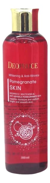 Deoproce Тоник для лица с экстрактом граната осветляющий Whitening & Anti-Wrinkle Pomegranate Skin