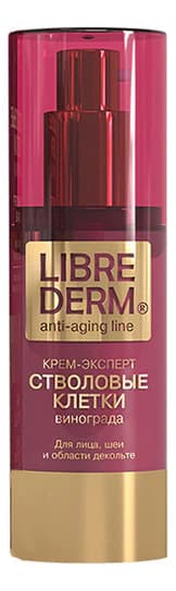Librederm Крем-эксперт для лица, шеи и области декольте Стволовые клетки винограда Anti-Age Grape Stem Cells