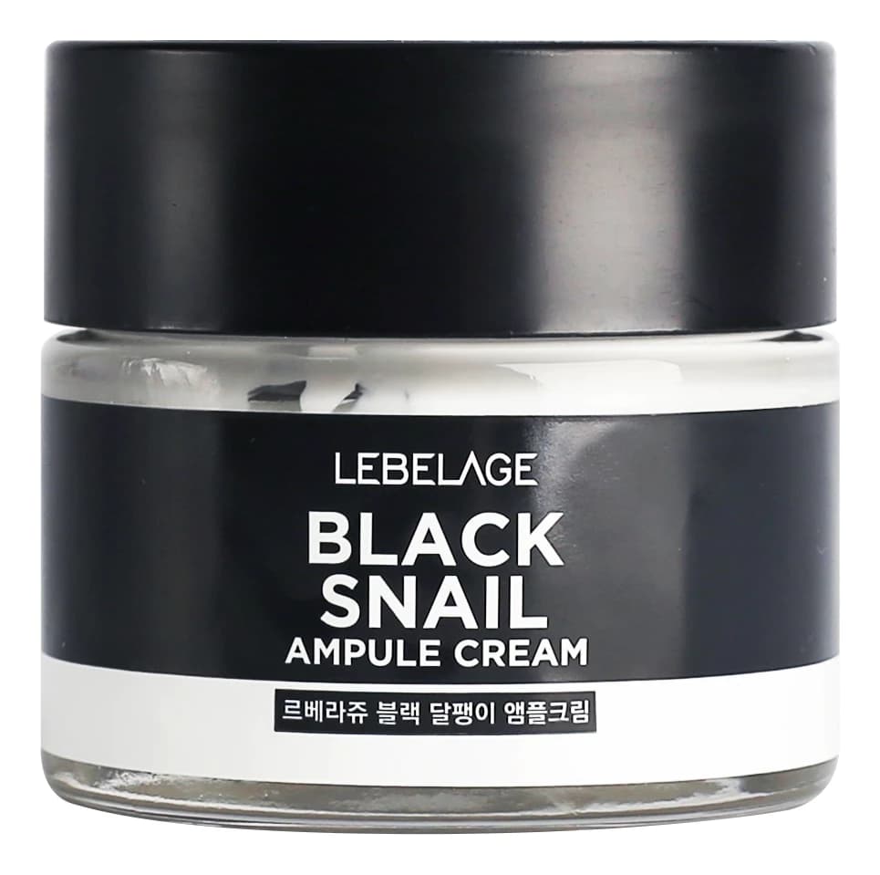 Lebelage Ампульный крем для лица с муцином черной улитки Black Snail Ampule Cream