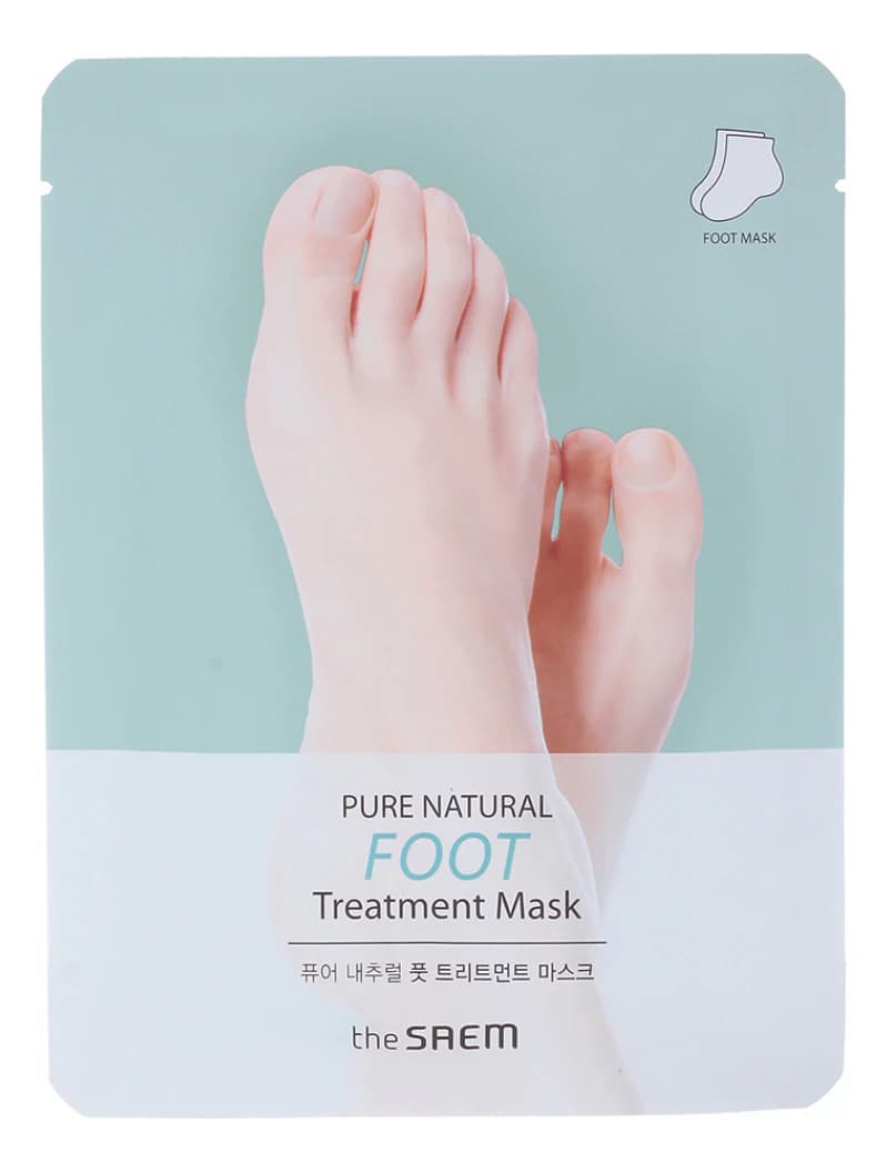 The Saem Маска для ног Pure Natural Foot Treatment Mask 2*