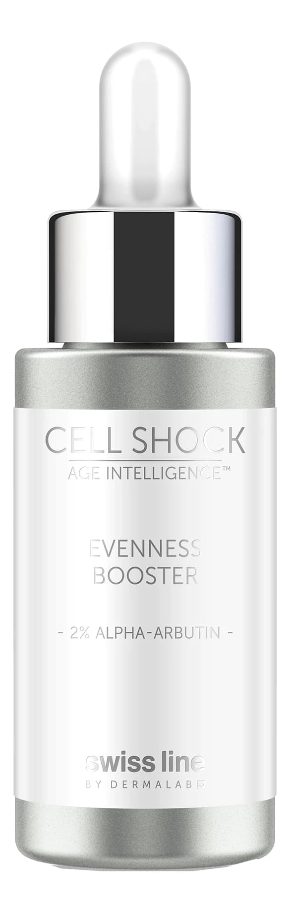 Swiss Line Бустер для лица с альфа-арбутином Cell Shock Age Intelligence Evenness Booster