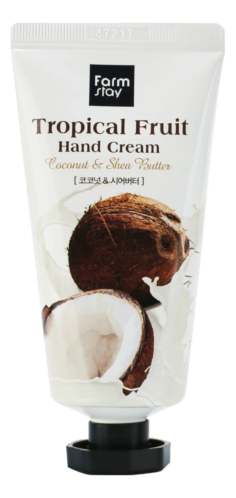 Farm Stay Крем для рук с экстрактом кокоса и маслом ши Tropical Fruit Hand Cream Coconut & Shea Butter