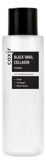 Coxir Тонер для лица с коллагеном и муцином черной улитки Black Snail Collagen Toner