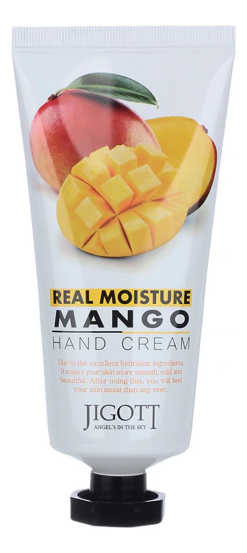 Jigott Крем для рук с маслом манго Real Moisture Mango Hand Cream