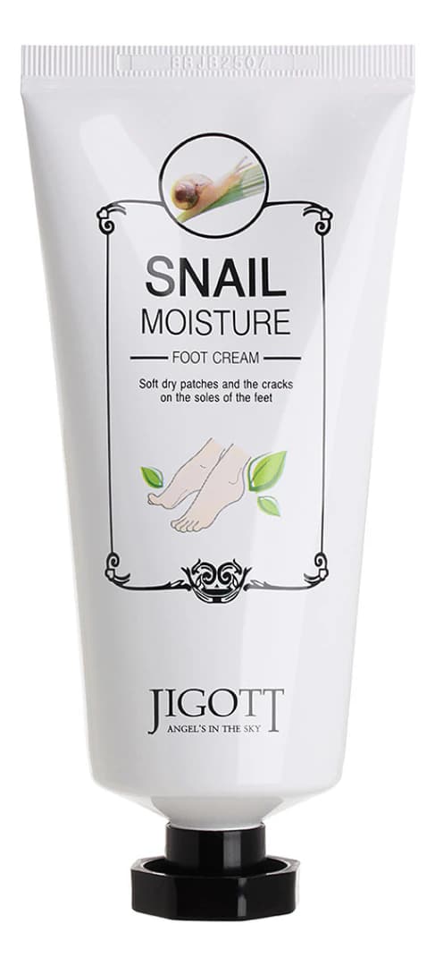Jigott Крем для ног с улиточным муцином Snail Moisture Foot Cream