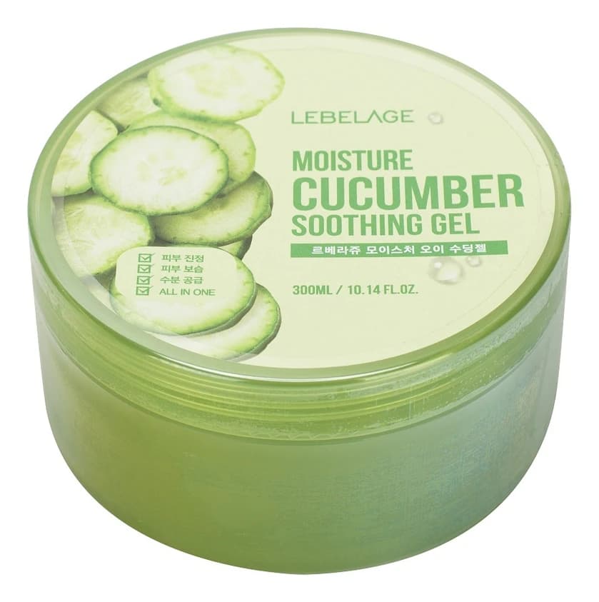Lebelage Многофункциональный гель на основе огуречного экстракта Moisture Cucumber 100% Soothing Gel
