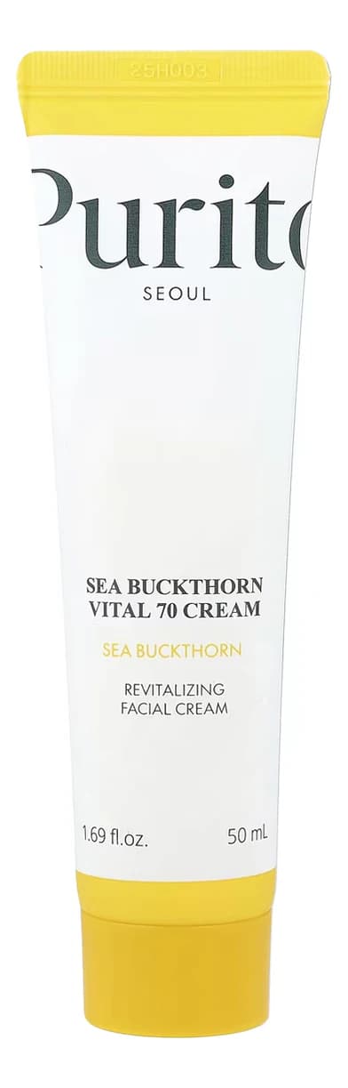 PURITO Витаминный крем для лица с экстрактами облепихи и мандарина Sea Buckthorn Vital 70 Cream