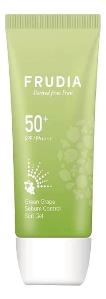 Frudia Солнцезащитный гель для лица Green Grape Sebum Control Cooling Sun Gel SPF50+ PA++++
