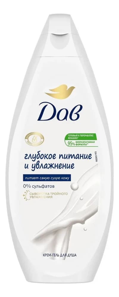Dove Крем-гель для душа Глубокое питание и увлажнение Nutrium Moisture Крем-гель