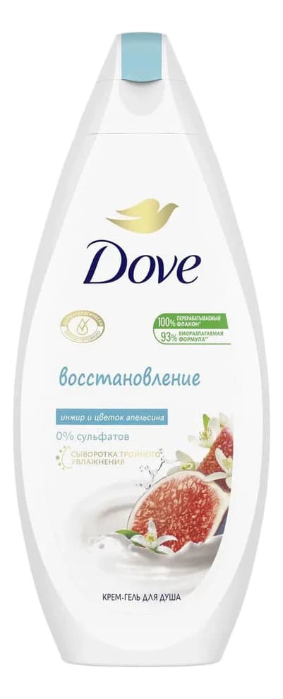Dove Крем-гель для душа Инжир и лепестки апельсина Крем-гель