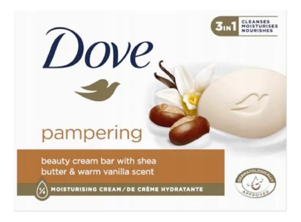 Dove Крем-мыло Масло ши и аромат пряной ванили Purely Panpering Shea Butter Мыло