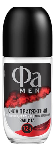 Фа Шариковый антиперспирант Сила притяжения Men