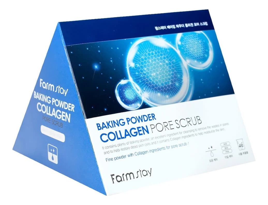 Farm Stay Скраб для лица Baking Powder Collagen Pore Scrub Скраб 25*