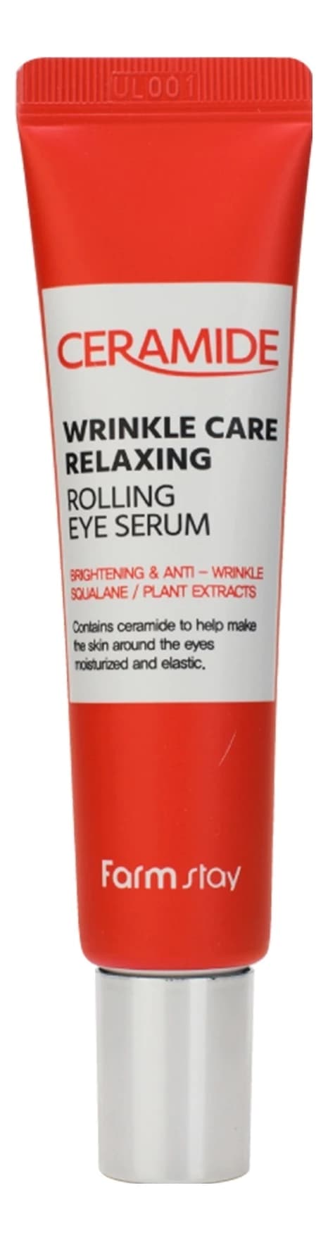 Farm Stay Сыворотка для кожи вокруг глаз Ceramide Wrinkle Care Relaxing Rolling Eye Serum