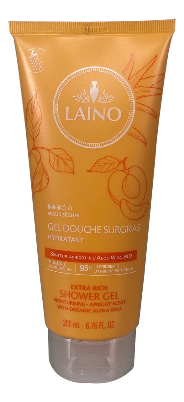 Laino Гель для душа Gel Douche (абрикос и алоэ вера