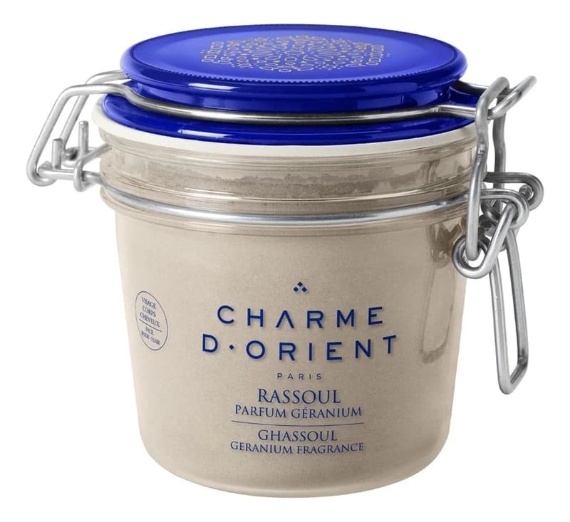Charme D'Orient Маска минеральная для лица и тела с ароматом герани Rassoul Parfum Geranium