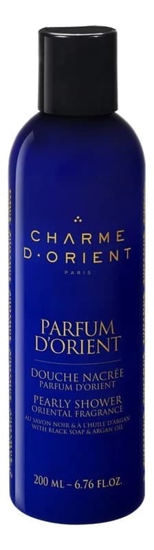 Charme D'Orient Перламутровый гель для душа с восточным ароматом Douche Nacree Au Savon Noir & A L'huile D'Argan