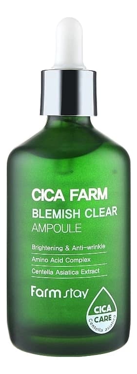 Farm Stay Сыворотка для лица с экстрактом центеллы Cica Farm Blemish Clear Ampoule