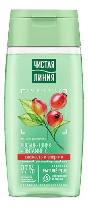 Чистая линия Витаминный лосьон-тоник для лица Красивая кожа