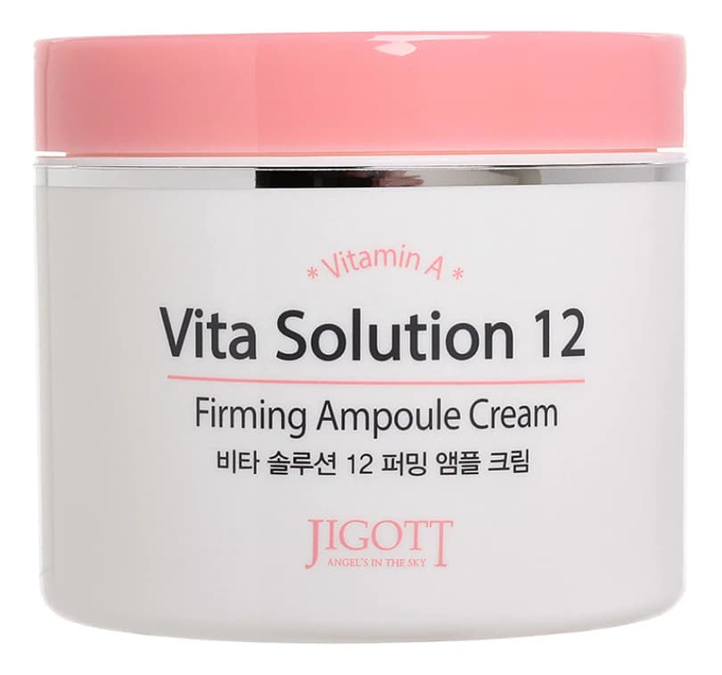 Jigott Омолаживающий ампульный крем для лица Vita Solution 12 Firming Ampoule Cream