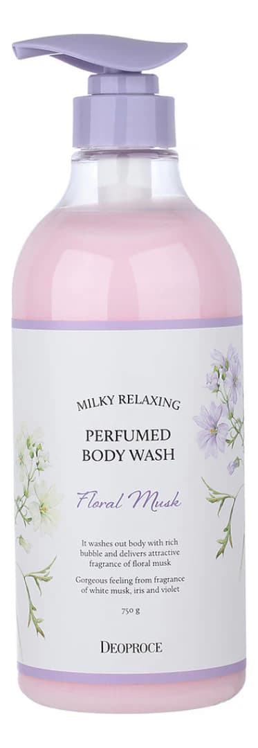 Deoproce Гель для душа Milky Relaxing Perfumed Body Wash Floral Musk