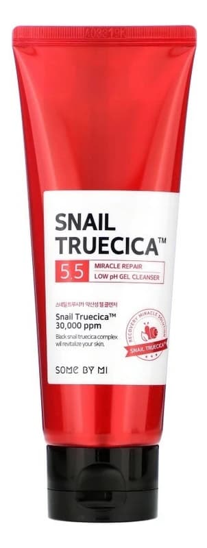 Some By Mi Гель для умывания с муцином улитки Snail Truecica Miracle Repair Low pH Gel Cleanser