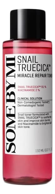 Some By Mi Восстанавливающий тонер для лица с муцином улитки Snail Truecica Miracle Repair Toner