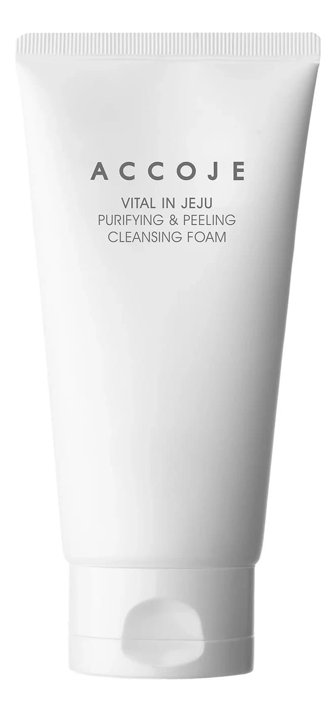 ACCOJE Пенка для умывания с экстрактом свеклы Vital In Jeju Purifying & Peeling Cleansing Foam