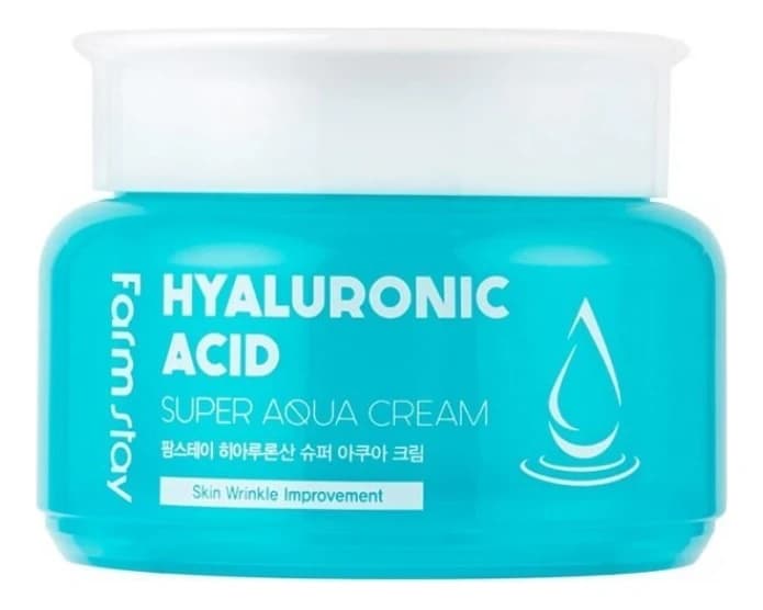 Farm Stay Увлажняющий крем для лица с гиалуроновой кислотой Hyaluronic Acid Super Aqua Cream
