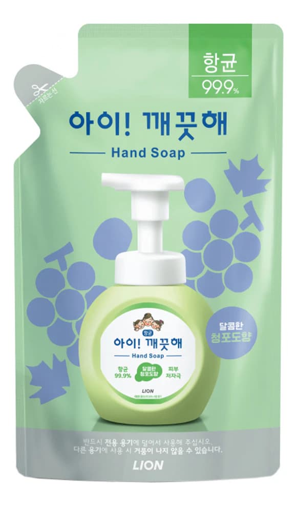 LION Пенное мыло для рук с орехом Foam Hand Soap Antibacterial Muscat Мыло