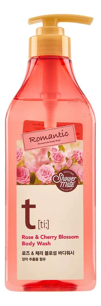 Kerasys Гель для душа Shower Mate Body Wash Romantic Rose & Cherry Blossom