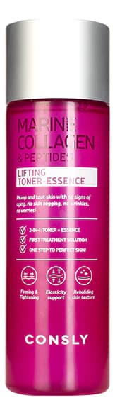 Consly Тонер-эссенция для лица с морским коллагеном и пептидами Marine Collagen & Peptides Lifting Toner-Essence