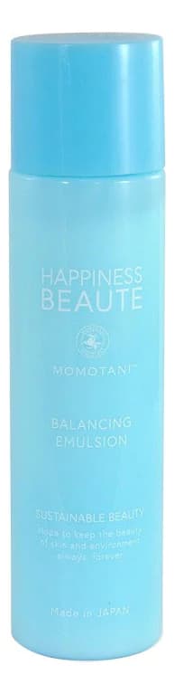 MOMOTANI Восстанавливающая эмульсия для лица с растительными экстрактами Happiness Beaute Balancing Emulsion