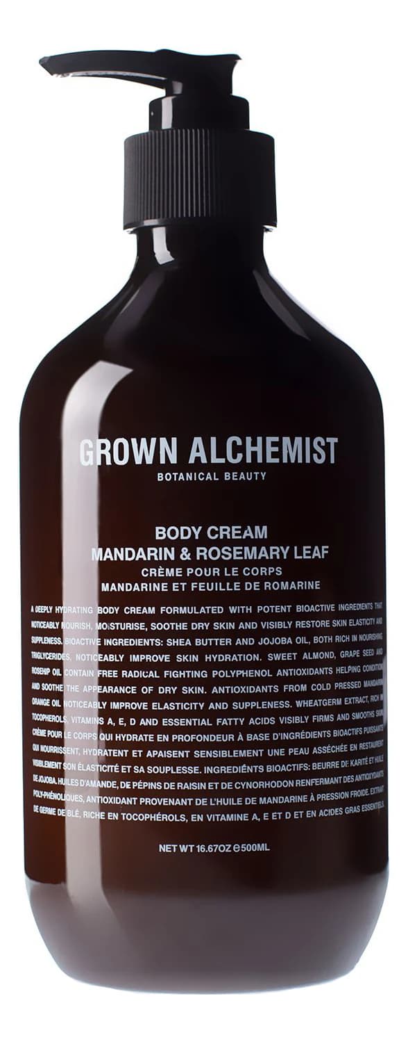 Grown Alchemist Крем для тела Мандарин и розмарин Body Cream Mandarin & Rosemary Leaf Крем