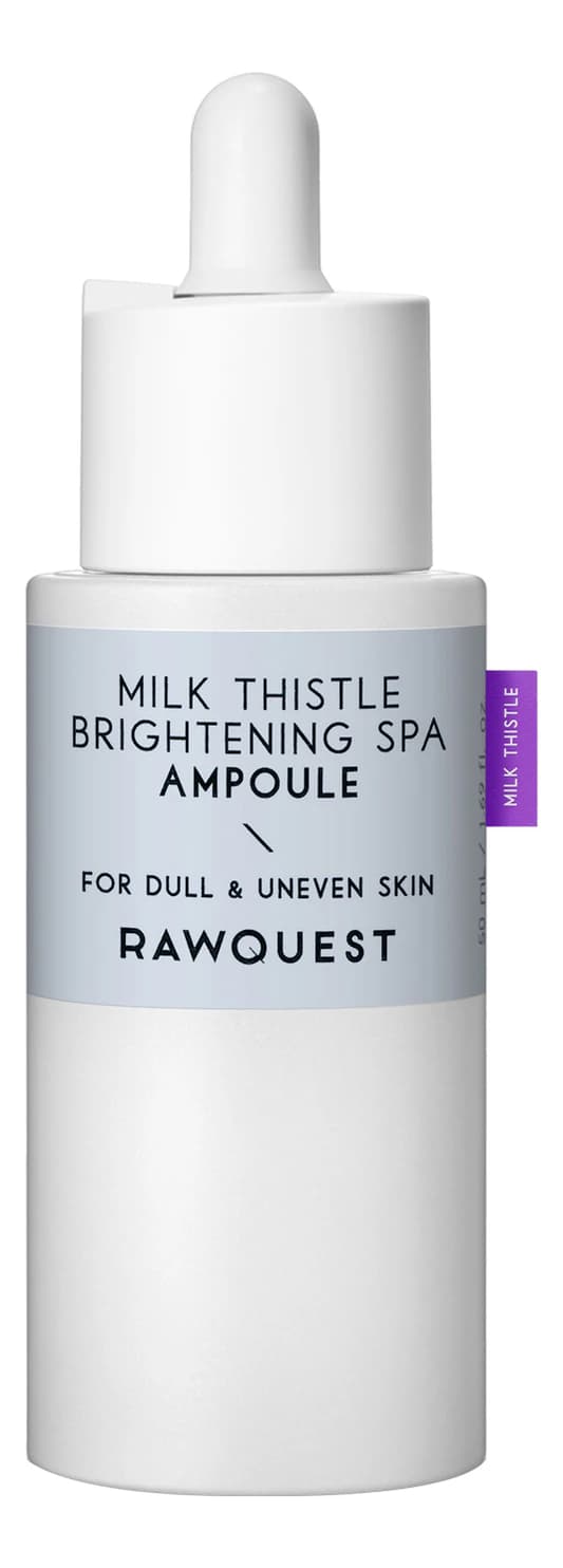RAWQUEST Сыворотка для лица с экстрактом расторопши Milk Thistle Brightening Spa Ampoule Сыворотка