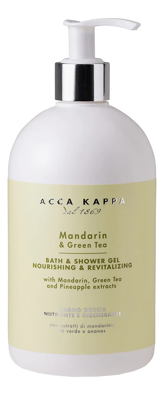 Acca Kappa Гель для душа и ванны Mandarin & Green Tea