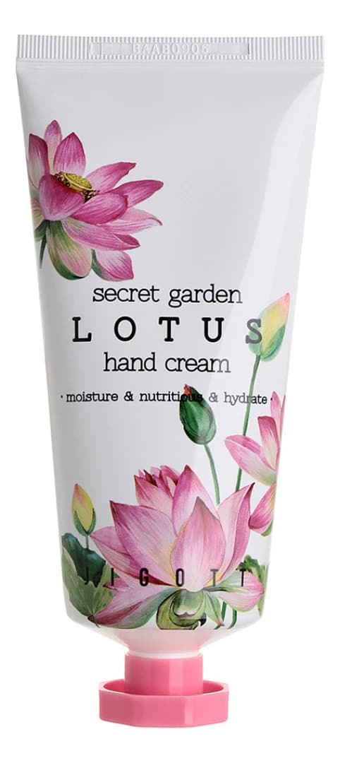 Jigott Крем для рук с экстрактом лотоса Secret Garden Lotus Hand Cream