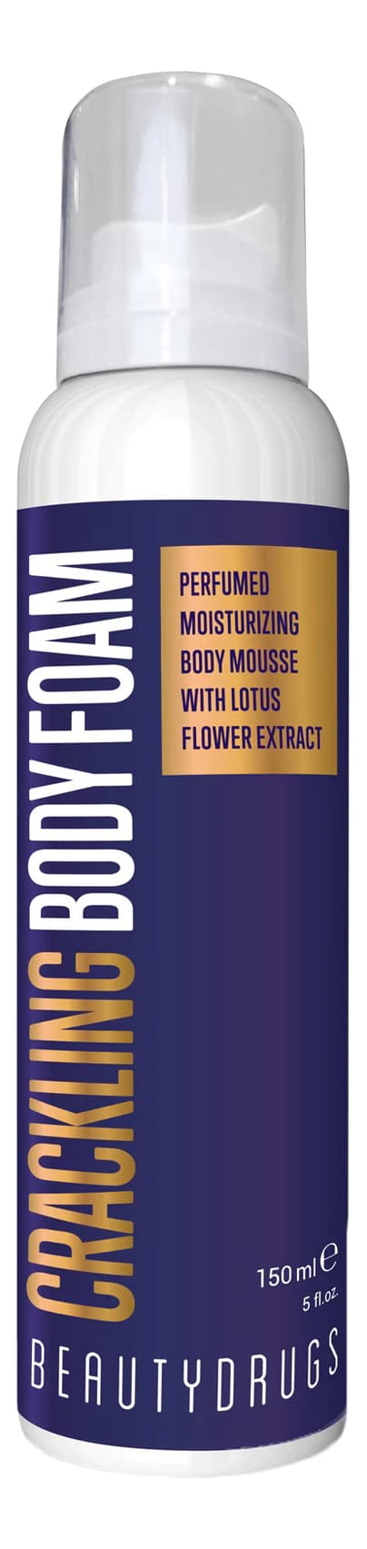 Beautydrugs Увлажняющий мусс для тела с экстрактом цветка лотоса Crackling Body Foam