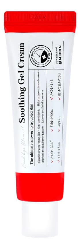 Mizon Крем-гель для лица Good Bye Blemish Soothing Gel Cream