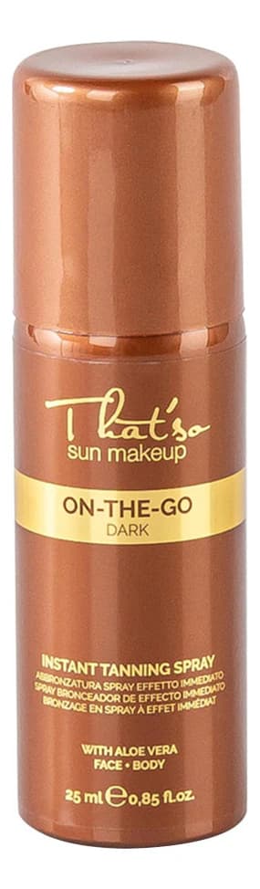 That'so Спрей-автозагар для лица и зоны декольте Sun Makeup On The Go Dark Mini