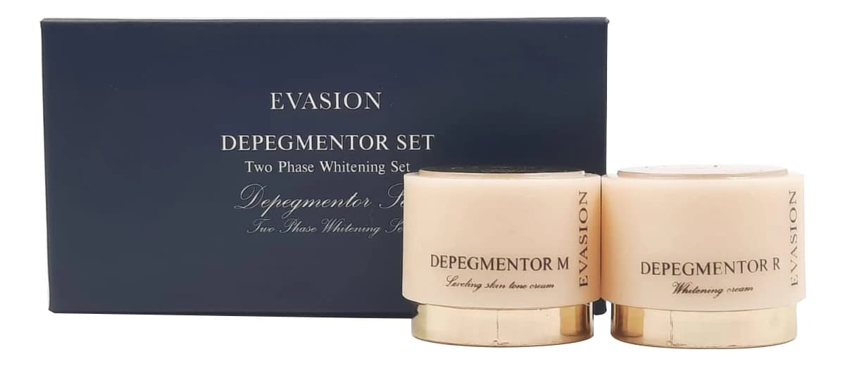 Evasion Набор для лица против пигментации Depegmentor Two Phase Whitening 2* (дневной крем + ночной крем)