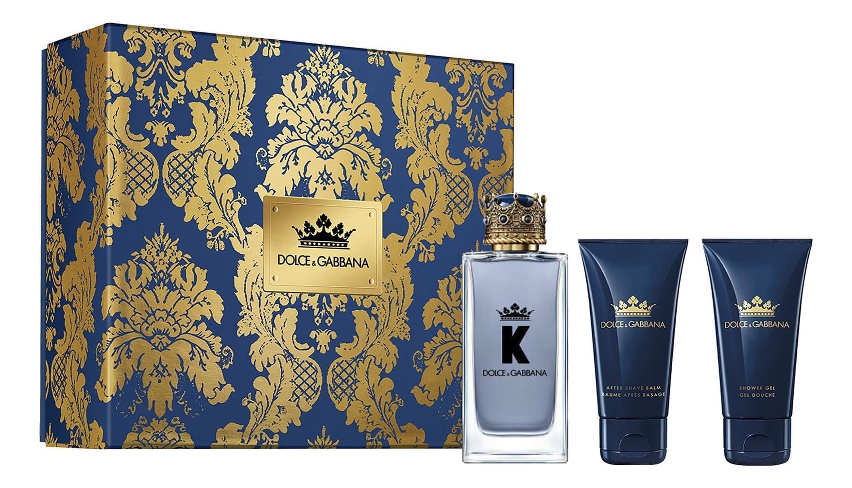 Dolce & Gabbana K Набор (т/вода + бальзам п/бритья 50мл + гель д/душа 50мл)