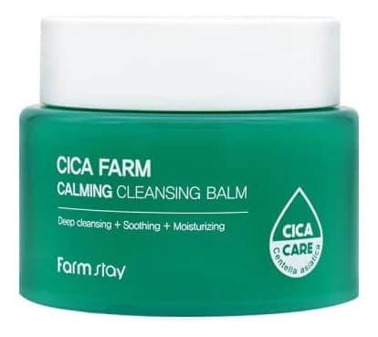 Farm Stay Гидрофильный бальзам с экстрактом центеллы азиатской Cica Farm Calming Cleansing Balm