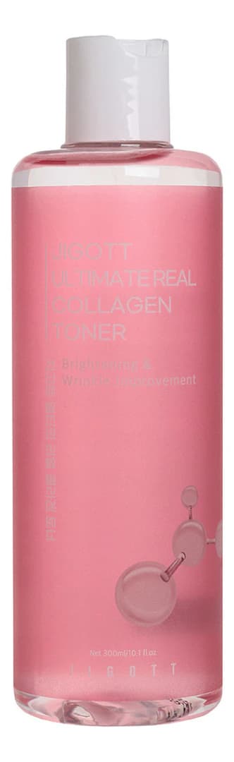 Jigott Антивозрастной тонер для лица с коллагеном Ultimate Real Collagen Toner