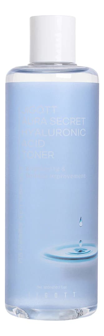 Jigott Антивозрастной тонер для лица с гиалуроновой кислотой Aura Secret Hyaluronic Acid Toner