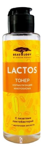 MISCHA VIDYAEV Тонер для кожи с лизатами лактобактерий и молочной кислотой Lactos
