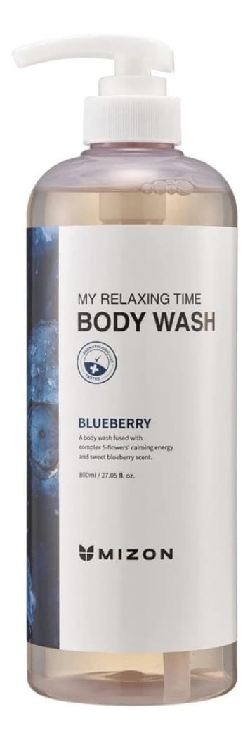 Mizon Гель для душа с экстрактом голубики My Relaxing Time Body Wash Blueberry