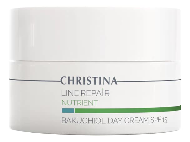 CHRISTINA Дневной крем для лица с экстрактом бакучиола Line Repair Nutrient Bakuchiol Day Cream SPF15