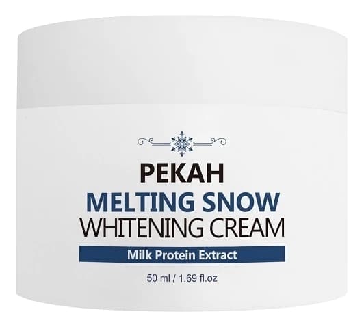 PEKAH Омолаживающий крем для лица с молочными протеинами Melting Snow Whitening Cream