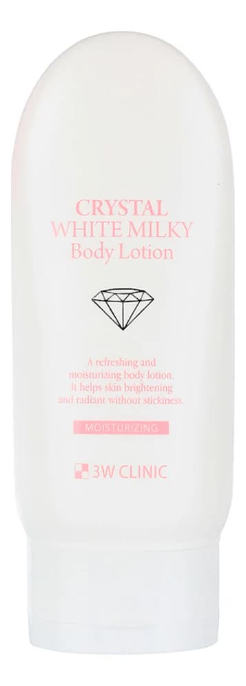 3W CLINIC Лосьон для тела с молочным протеином Crystal White Milky Body Lotion